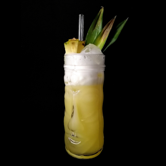 White Whiskey Punch Cocktail