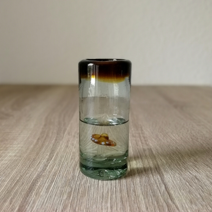 Bendita Tentación Mezcal Artesanal Glas