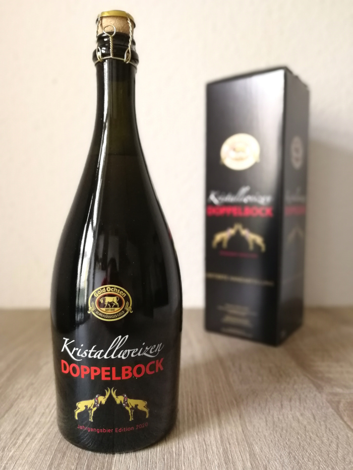 Gold Ochsen Kristallweizen Doppelbock Jahrgangsbier 2020