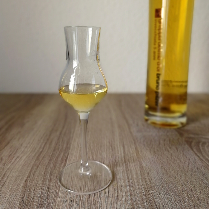 Bruno Pilzer Grappa Delmè d'Or Glas