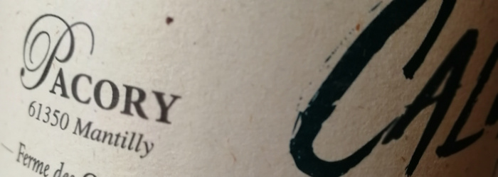 Pacory Calvados Domfrontais 100% Poire 8 Ans Titel