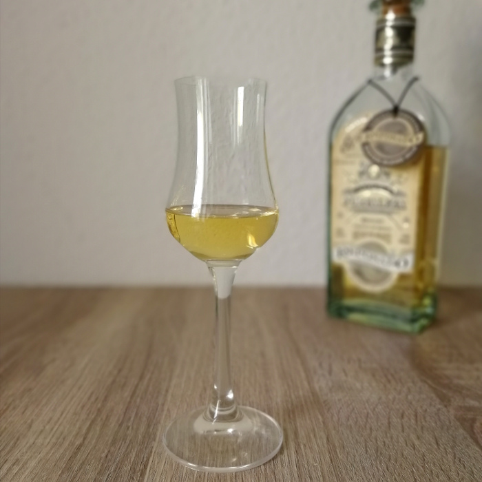 Fortaleza Tequila Reposado Winter Blend 2019 Glas