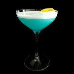 Blue Gin Sour Cocktail