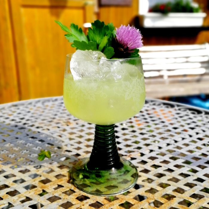 Grie Soß Smash Cocktail