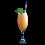 Frozen Papaya-Mango Daiquiri Cocktail