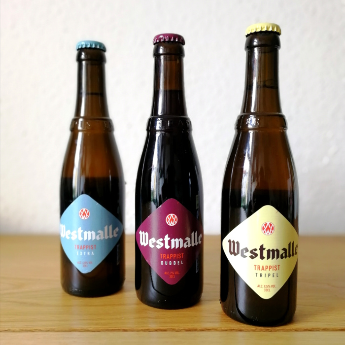 Westmalle Trappist Extra, Dubbel und Tripel