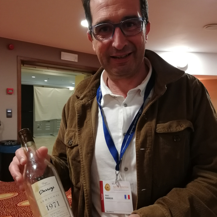 Marc Darroze mit Armagnac 1971
