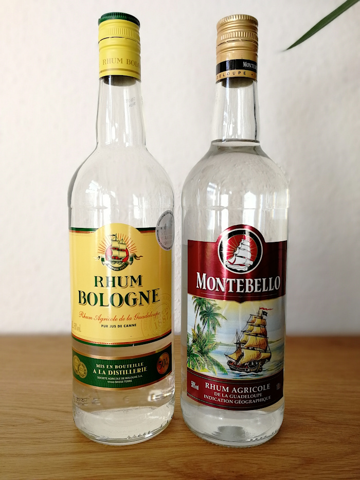 Rhum Bologne und Montebello 50°