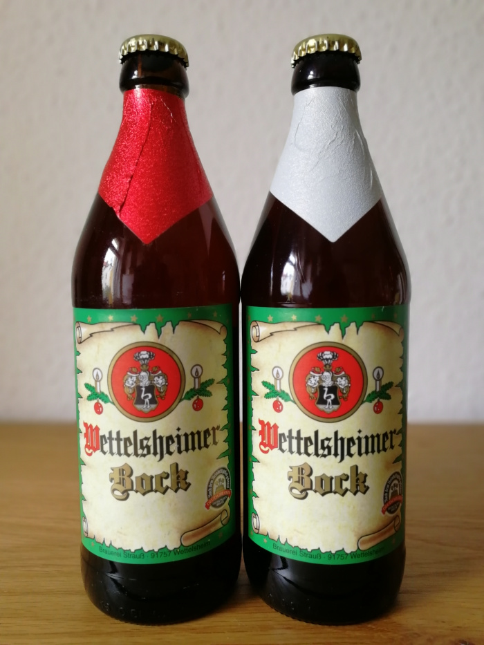 Wettelsheimer Bier Heller und Dunkler Bock