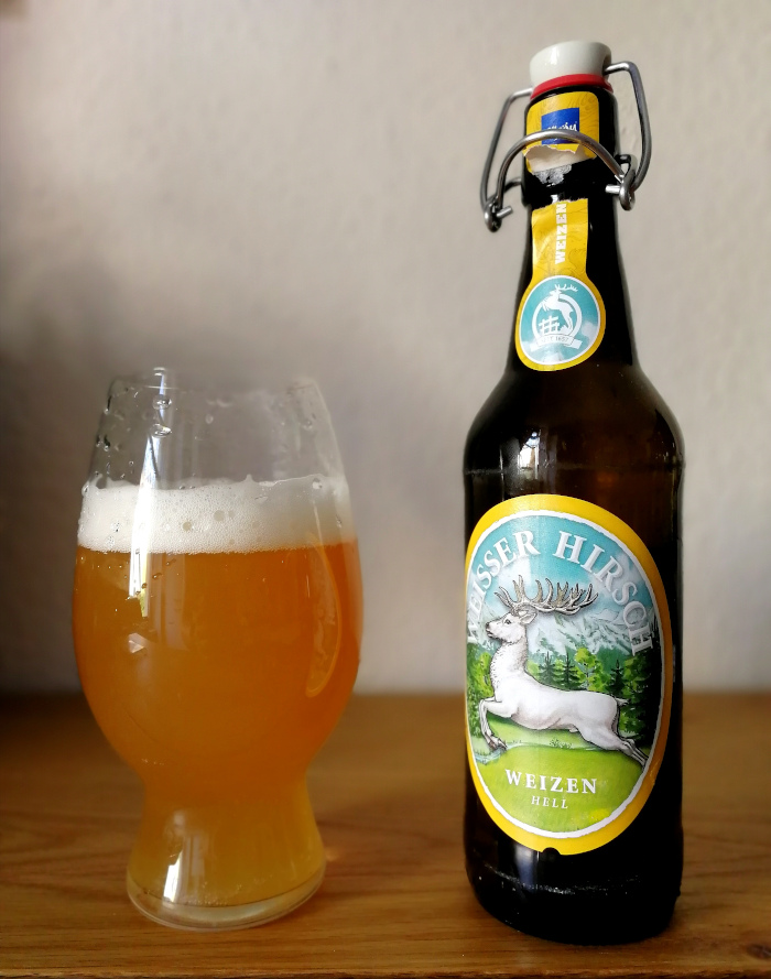 Der Hirschbräu Weisser Hirsch Weizen Hell