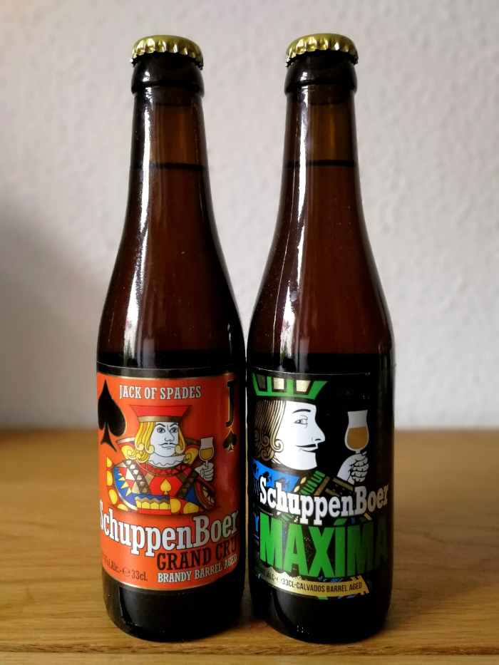 Brouwerij Het Nest Schuppenboer Maxima Calvados Barrel Aged und Grand Cru Brandy Barrel Aged