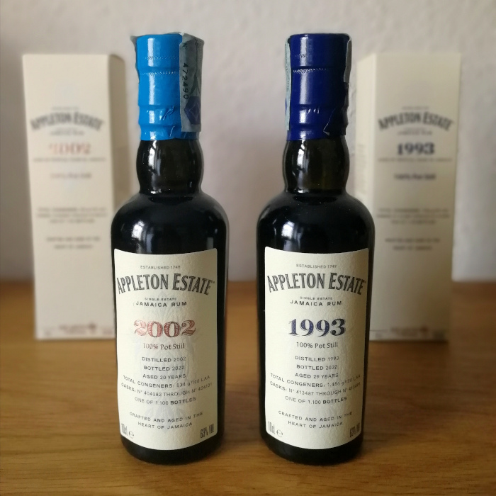Appleton Estate Hearts Collection 1993 und 2002
