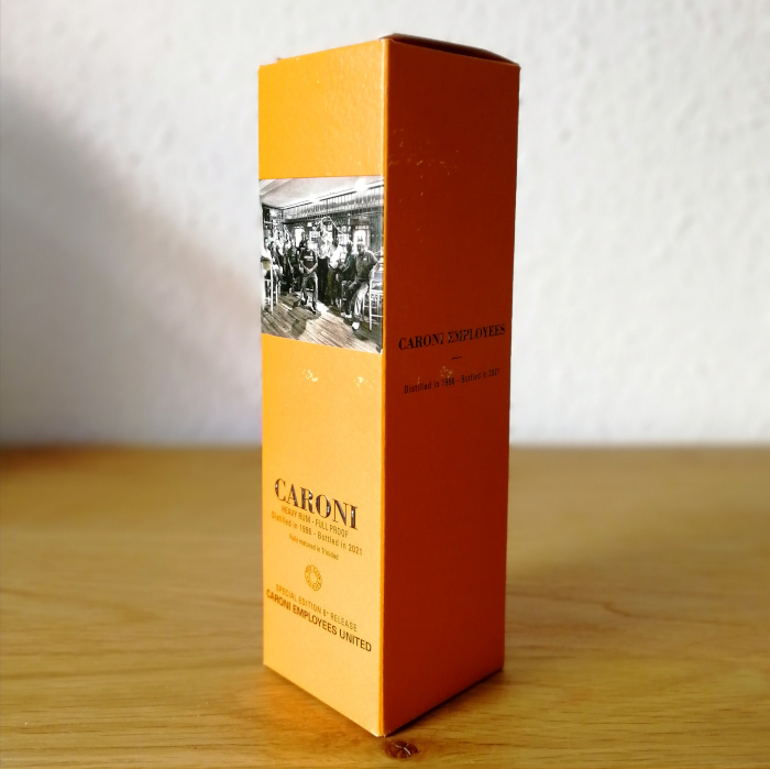 Caroni Employees United Heavy Rum Karton