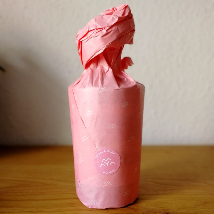 Mayaciel Rosa Tequila Blanco eingepackt