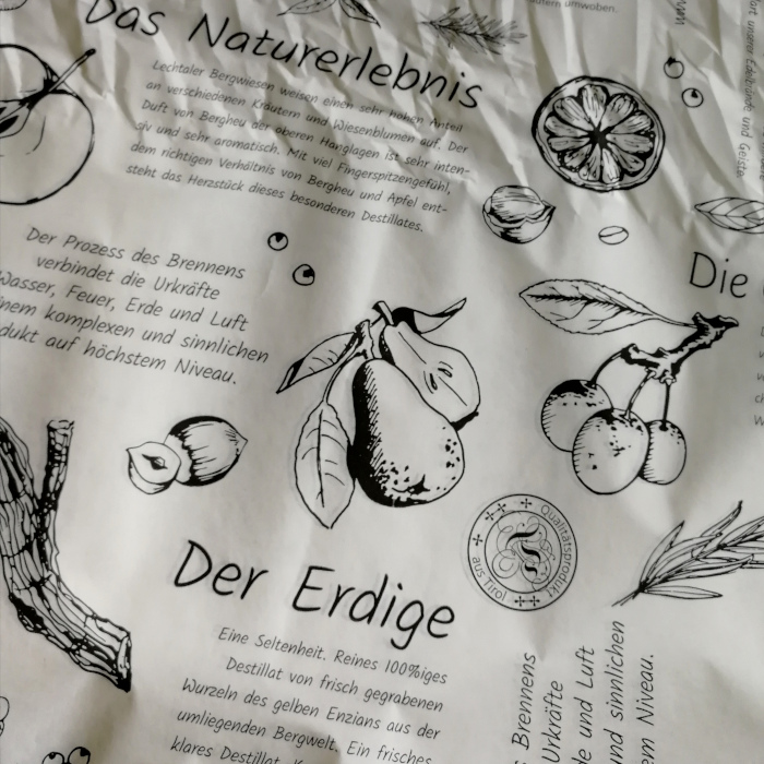 Lechtaler Haussegen Meisterwurz, Bergheu und Zirben Packmaterial