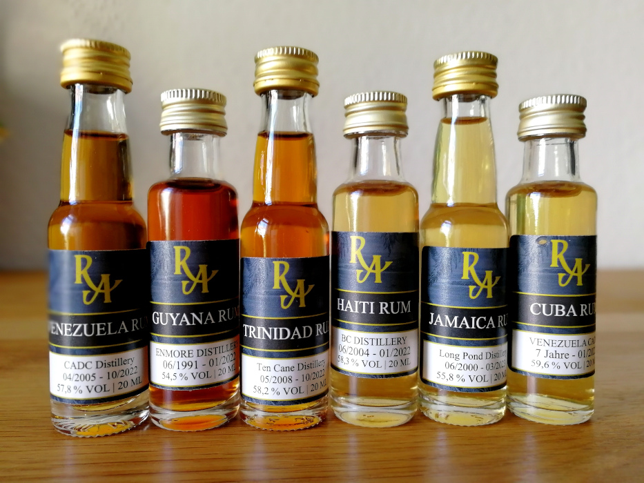 Rum Artesanal karibische Rumsamples