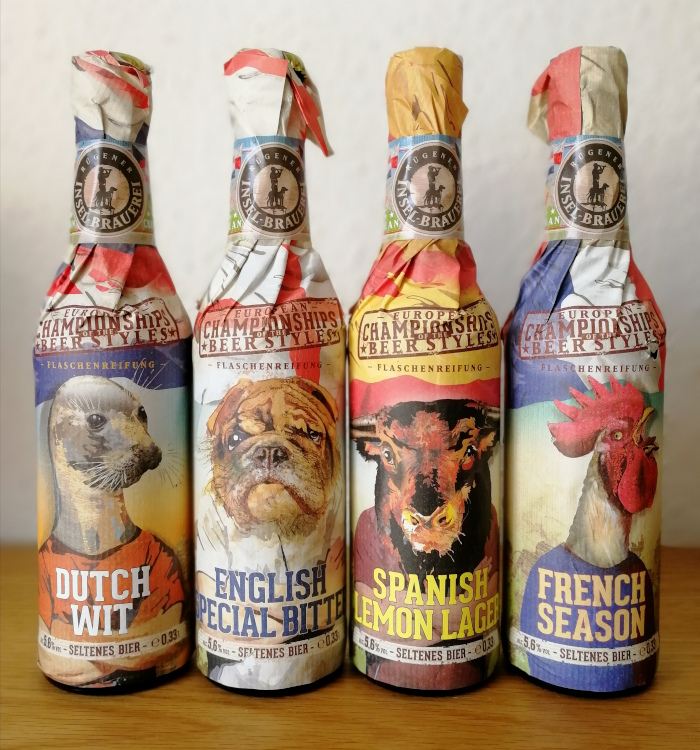 Rügener Insel-Brauerei European Championshops Beer Styles Auswahl