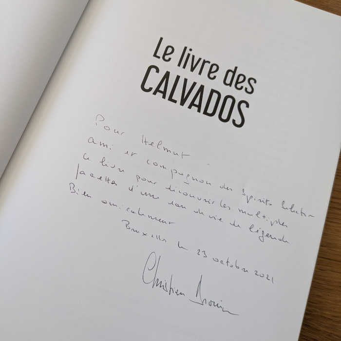 Le Livre des Calvados Widmung