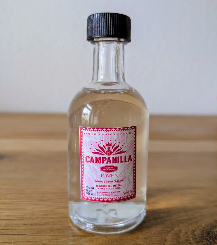 Campanilla Mezcal Ancestral Joven Jaime Navarro