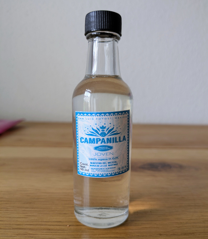 Campanilla Mezcal Ancestral Joven Maria de la Luz Martinez