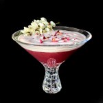 Lavender, Rosewater, and Hibiscus Spritz Cocktail