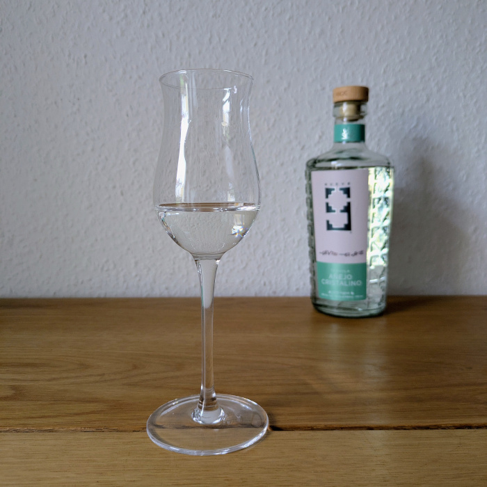 Tequila Nueve Añejo Cristalino Glas