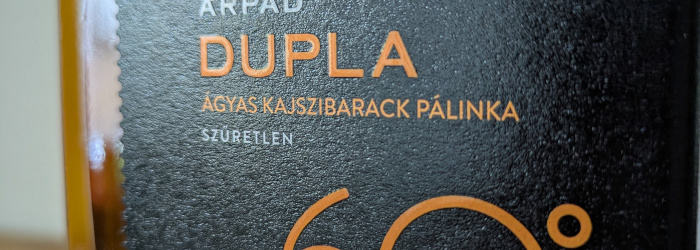 Árpád Dupla 60° Ágyas Kajszibarack Pálinka Titel