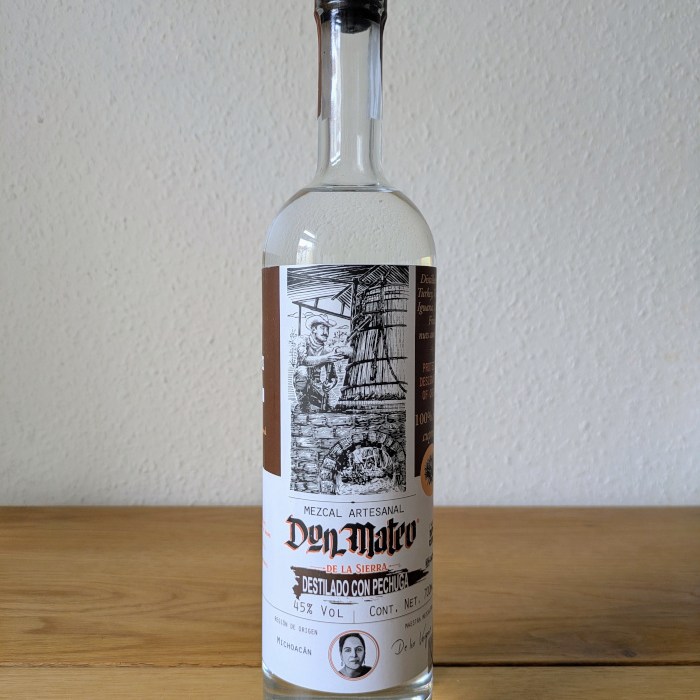 Don Mateo de la Sierra Destilado con Pechuga Mezcal Artesanal