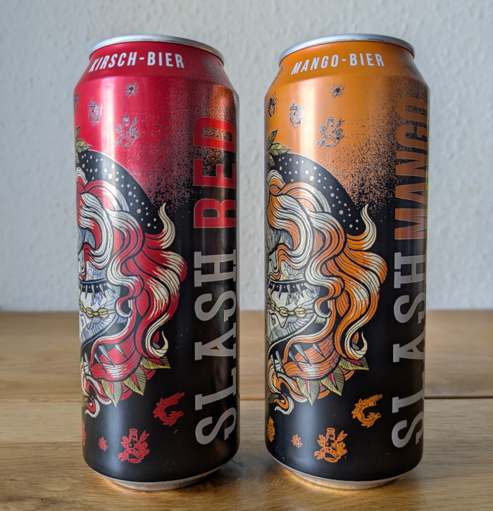 Brasserie Licorne Slash Mango und Slash Red