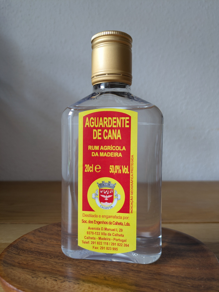 Engenhos da Calheta Aguardente de Cana Rum Agrícola da Madeira