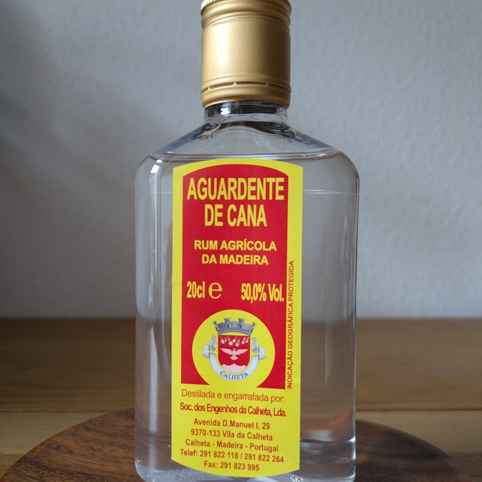 Engenhos da Calheta Aguardente de Cana Rum Agrícola da Madeira