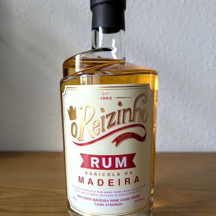 O Reizinho Dourado Madeira Cask Strength Rum